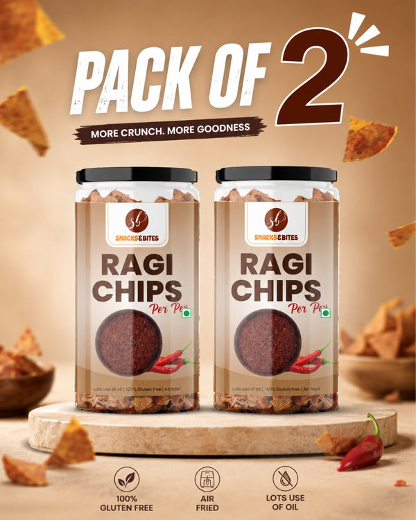 RAGI CHIPS (Peri Peri) PACK OF 2