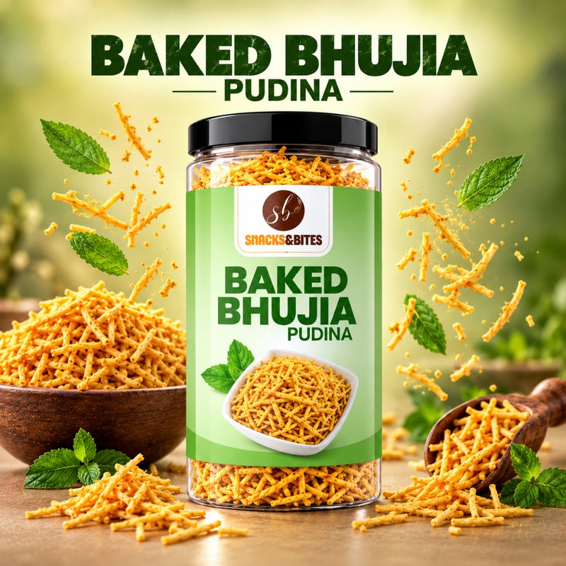BAKED BHUJIA – PUDINA (Pack of 4)