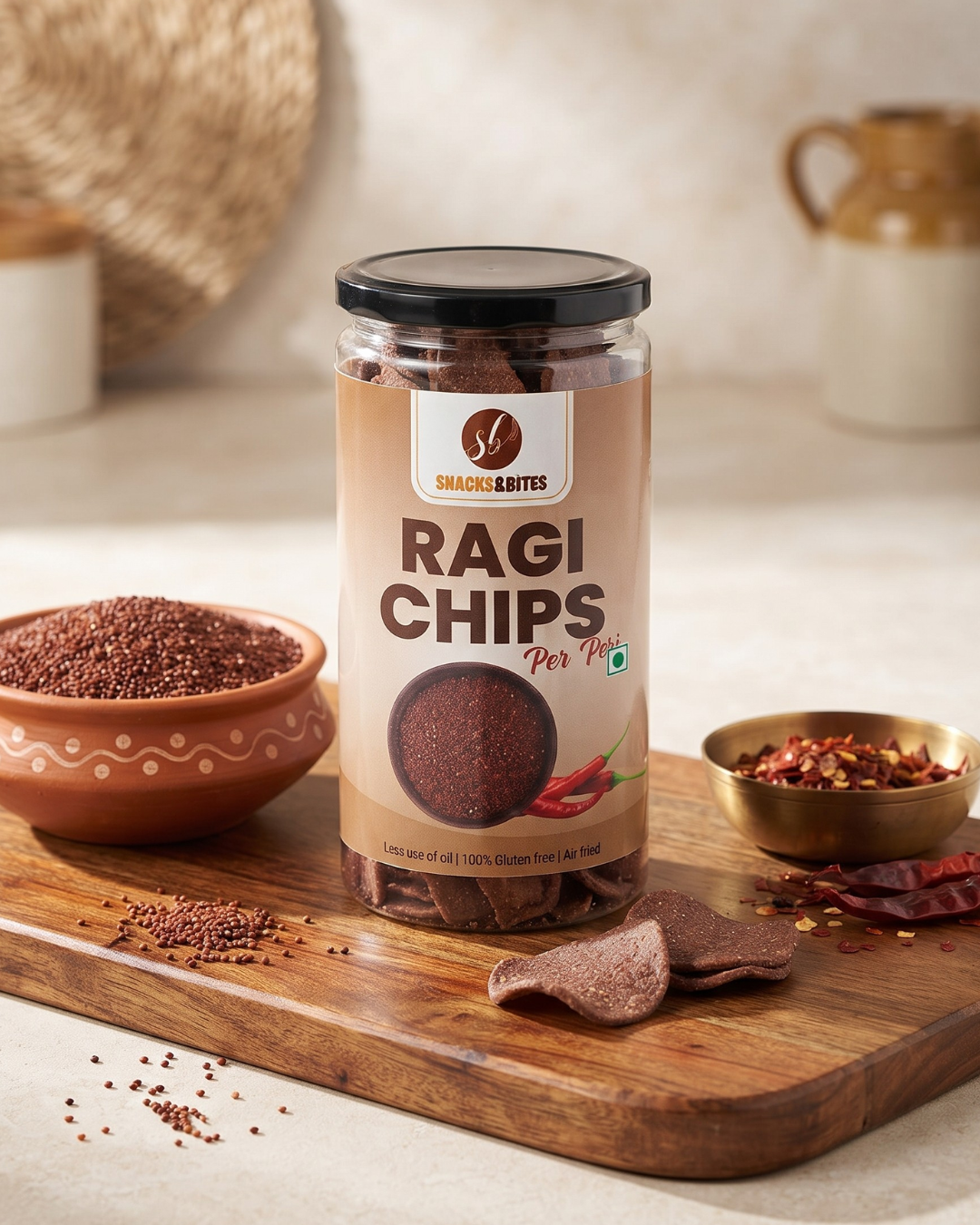 RAGI CHIPS (Peri Peri)