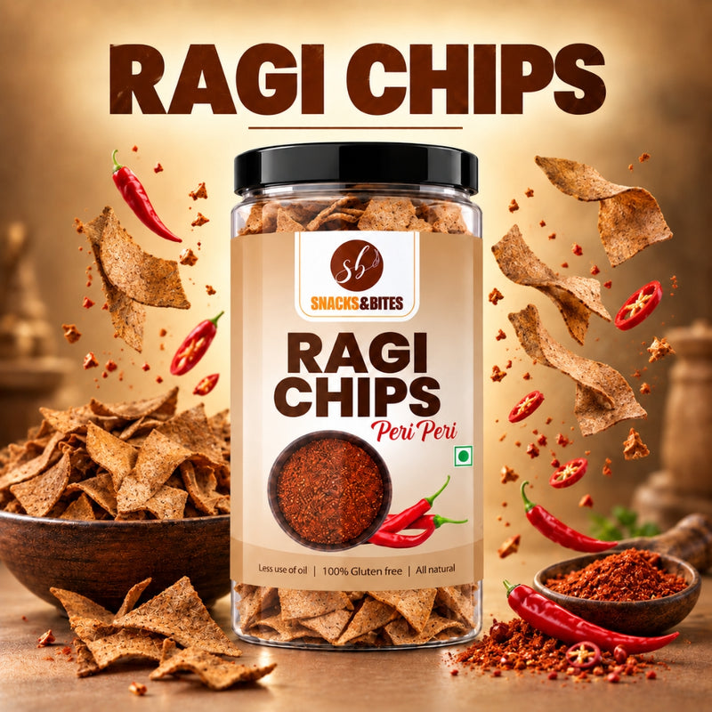 RAGI CHIPS (Peri Peri) PACK OF 4