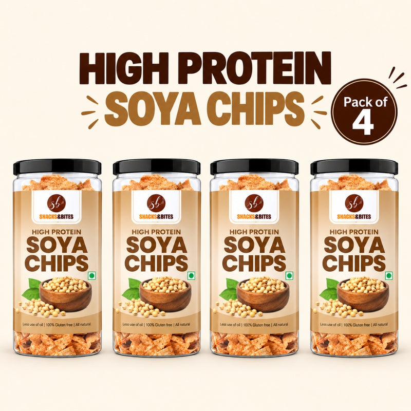 SOYA CHIPS (High Protein) (Pack Of 4)