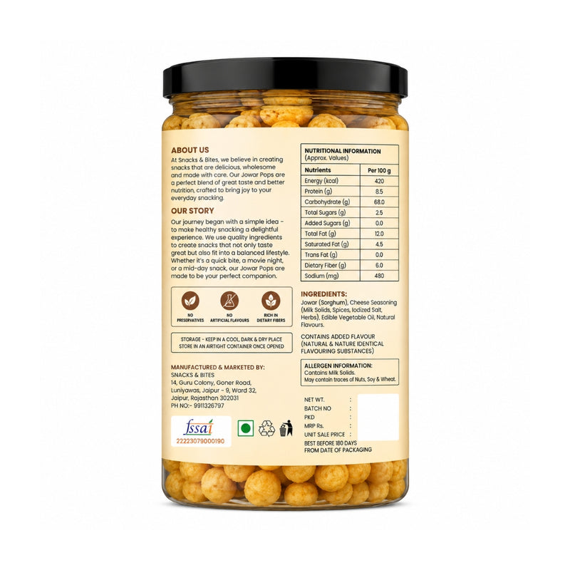JOWAR POPS – CHEESE (Pack Of 4)