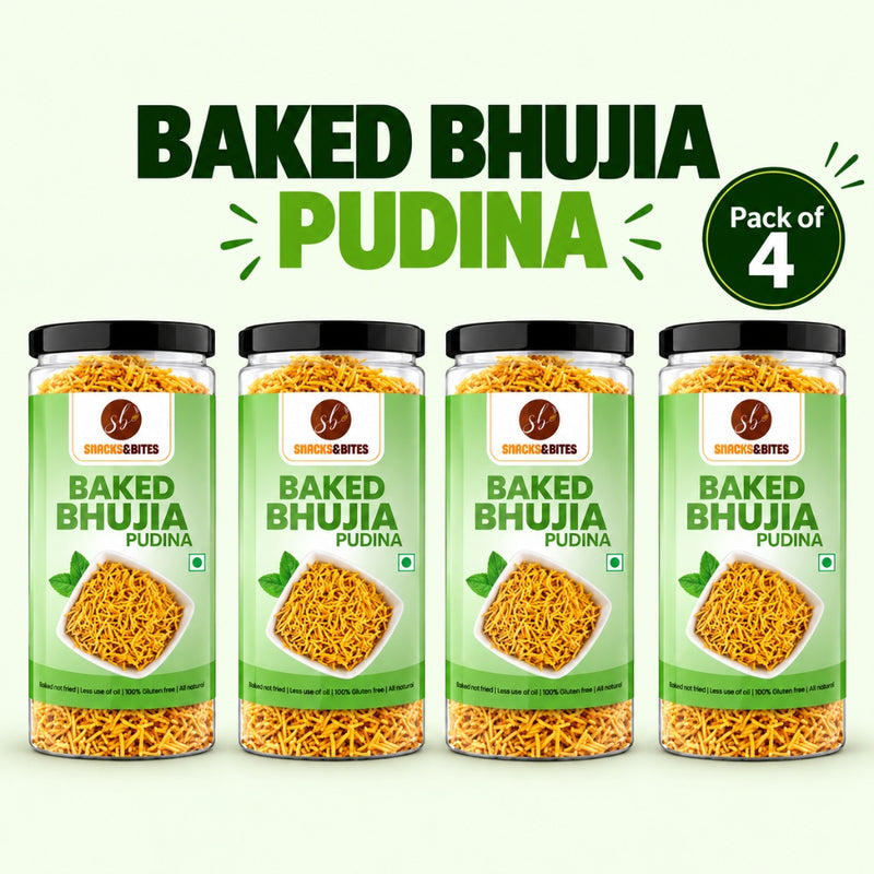BAKED BHUJIA – PUDINA (Pack of 4)