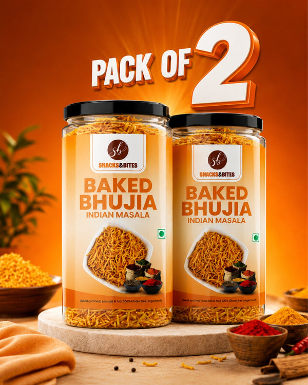 BAKED BHUJIA – INDIAN MASALA PACK OF 2