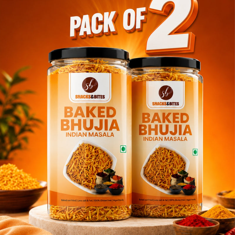 BAKED BHUJIA – INDIAN MASALA PACK OF 2