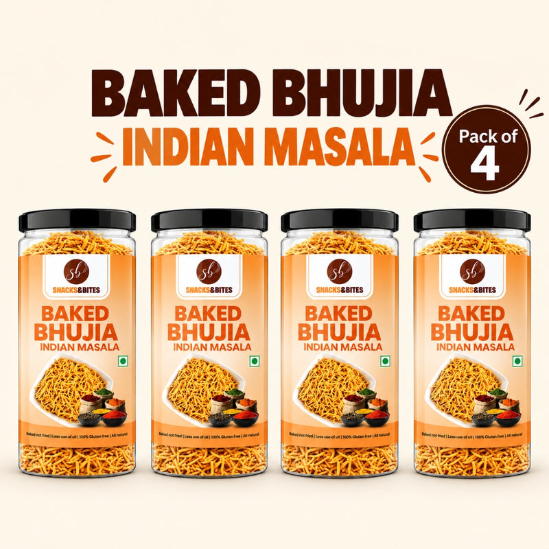 BAKED BHUJIA – INDIAN MASALA (pack Of 4)